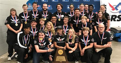 Rockwall-Heath HS Black Hawk Robotics are Back-to-Back UIL State Champions 